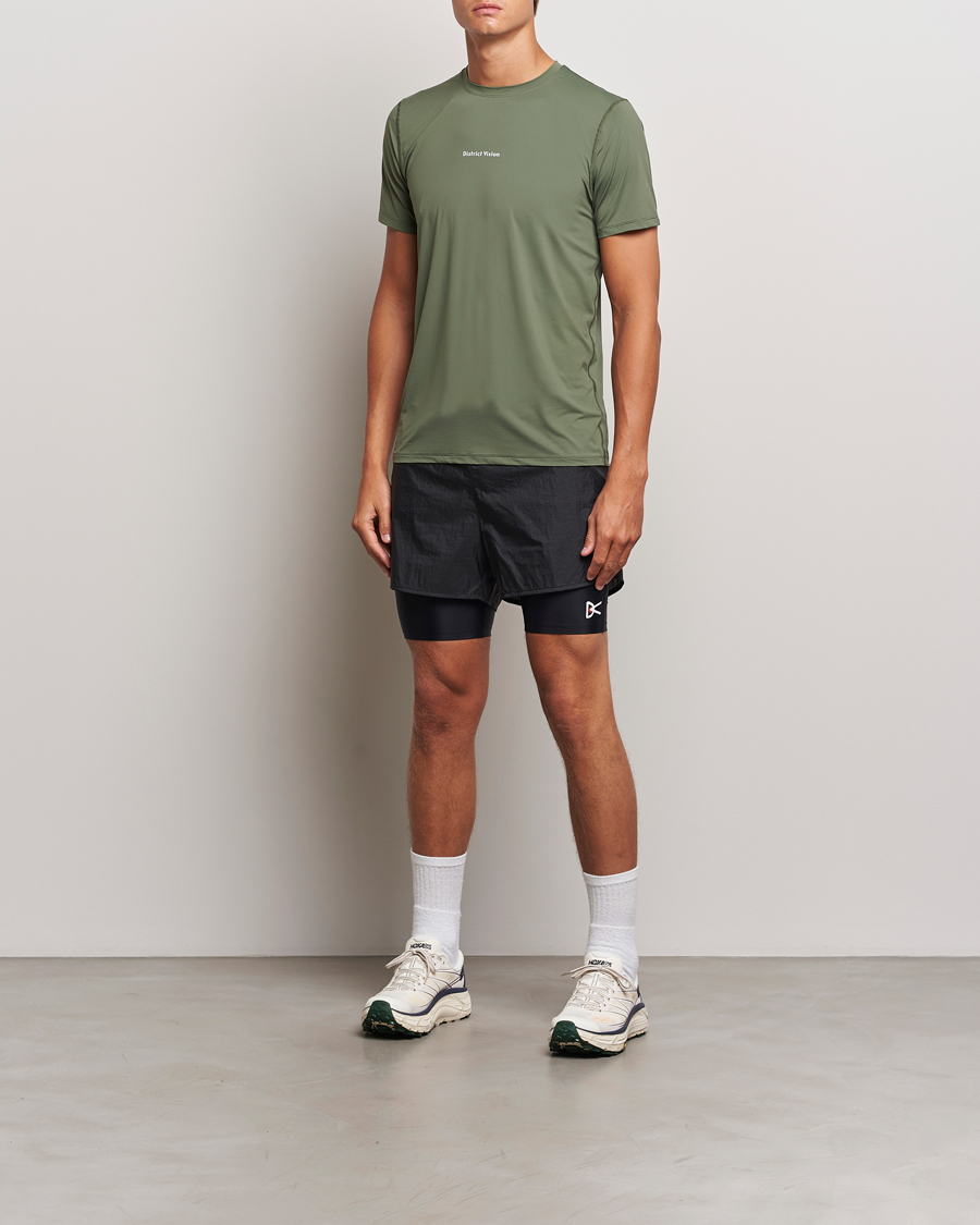 Homme | Shorts | District Vision | Ripstop Layered Trail Shorts Black