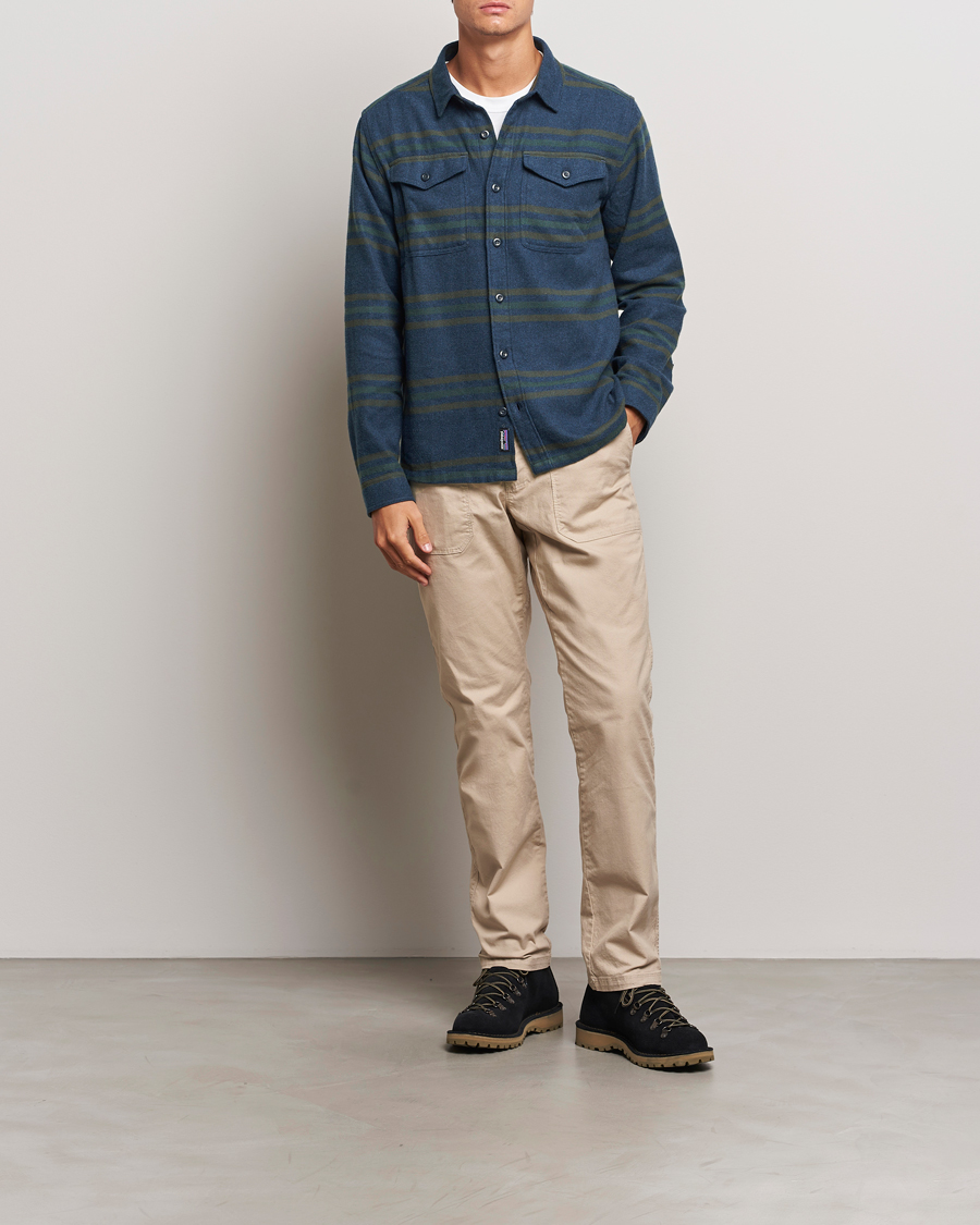 Homme | Chemises | Patagonia | Fjord Flannel Shirt Smolder Blue