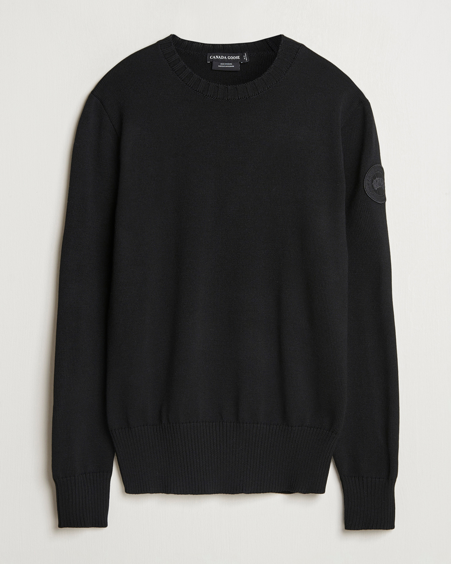 Homme | Pulls Et Tricots | Canada Goose Black Label | Canada Goose Rosseau Crew Neck Black