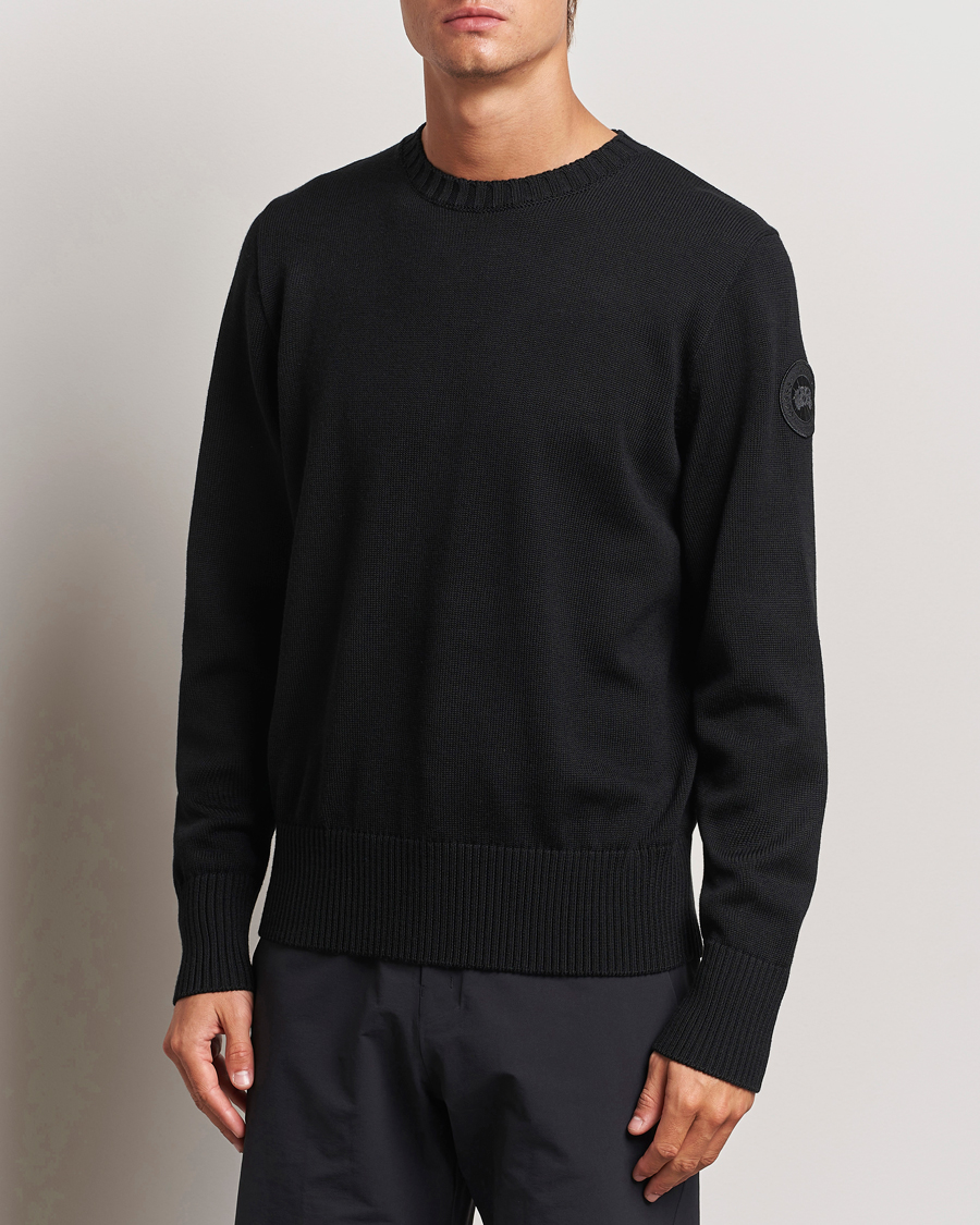 Homme | Pulls Et Tricots | Canada Goose Black Label | Canada Goose Rosseau Crew Neck Black
