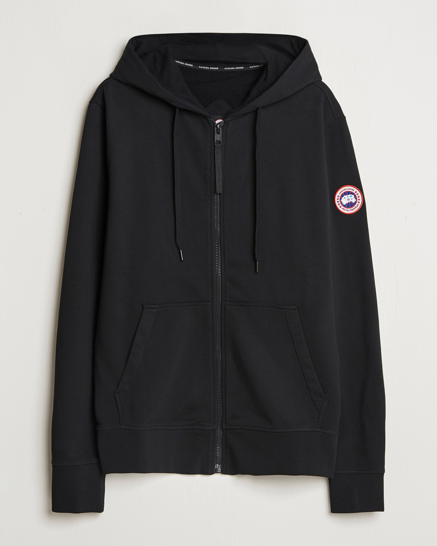 Homme | Pulls Et Tricots | Canada Goose | Huron Full Zip Hoodie Black