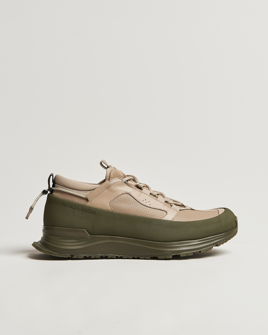 Homme | Canada Goose Glacier Trail Sneaker Tan/Military Green | Canada Goose | Glacier Trail Sneaker Tan/Military Green