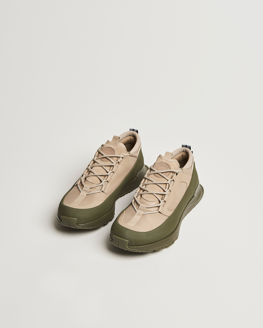 Homme | Canada Goose Glacier Trail Sneaker Tan/Military Green | Canada Goose | Glacier Trail Sneaker Tan/Military Green
