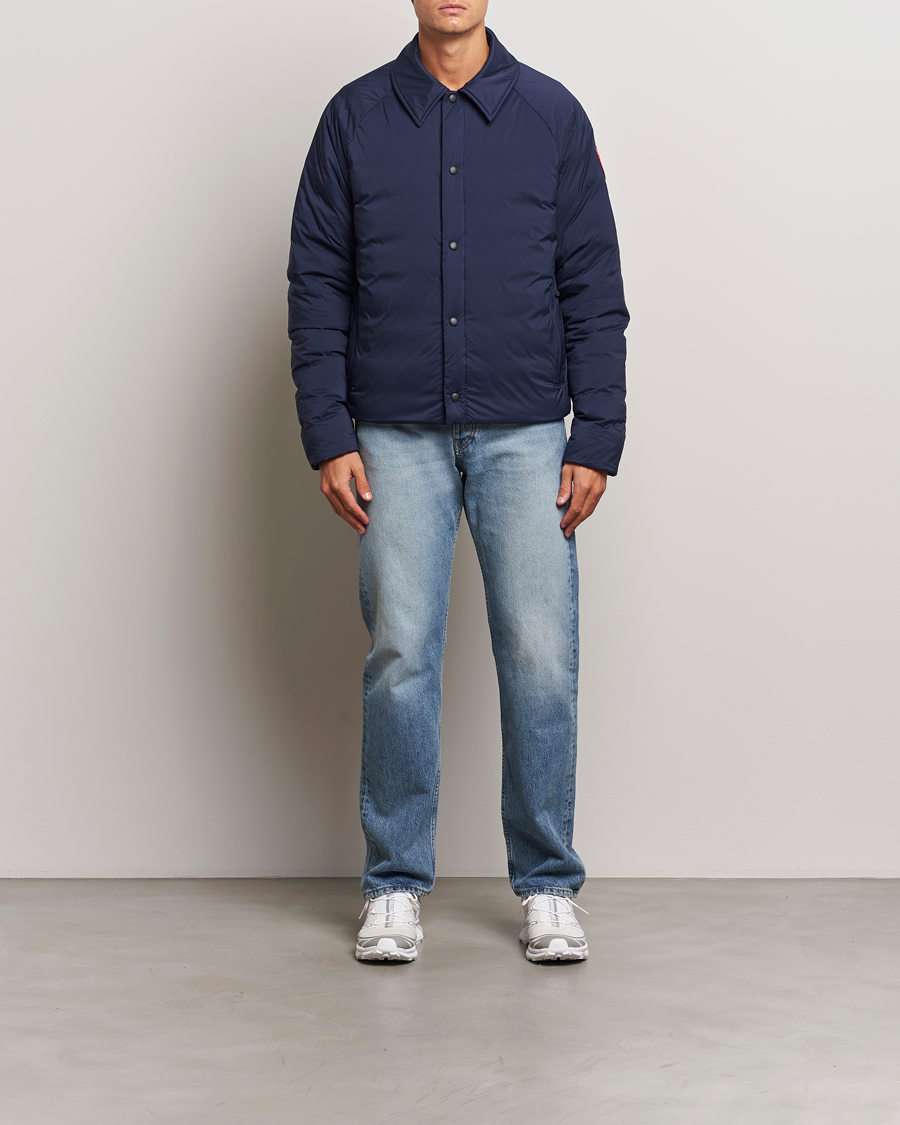 Homme | Manteaux Et Vestes | Canada Goose | Lodge Coach Jacket Atlantic Navy
