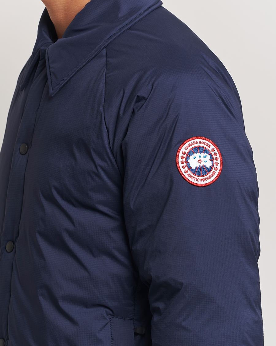 Homme | Manteaux Et Vestes | Canada Goose | Lodge Coach Jacket Atlantic Navy