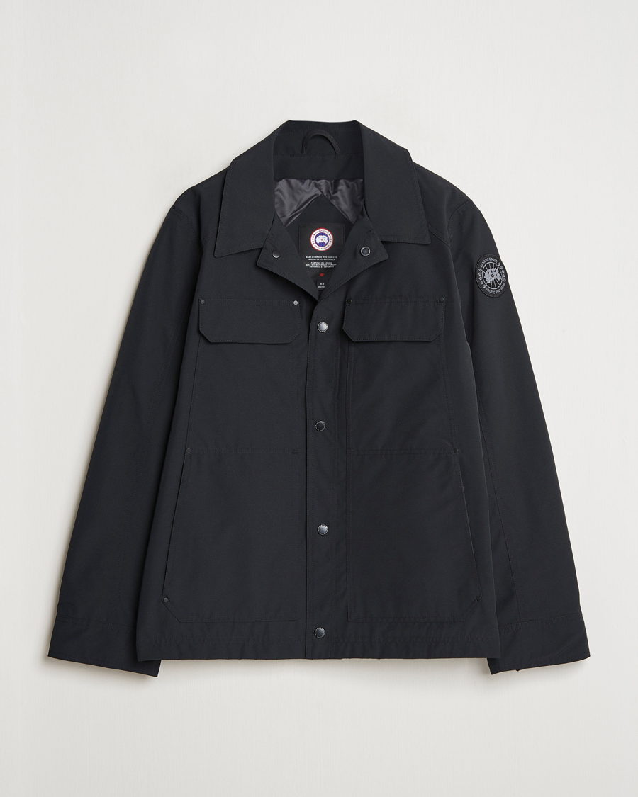Homme | Manteaux Et Vestes | Canada Goose Black Label | Burnaby Chore Jacket Black