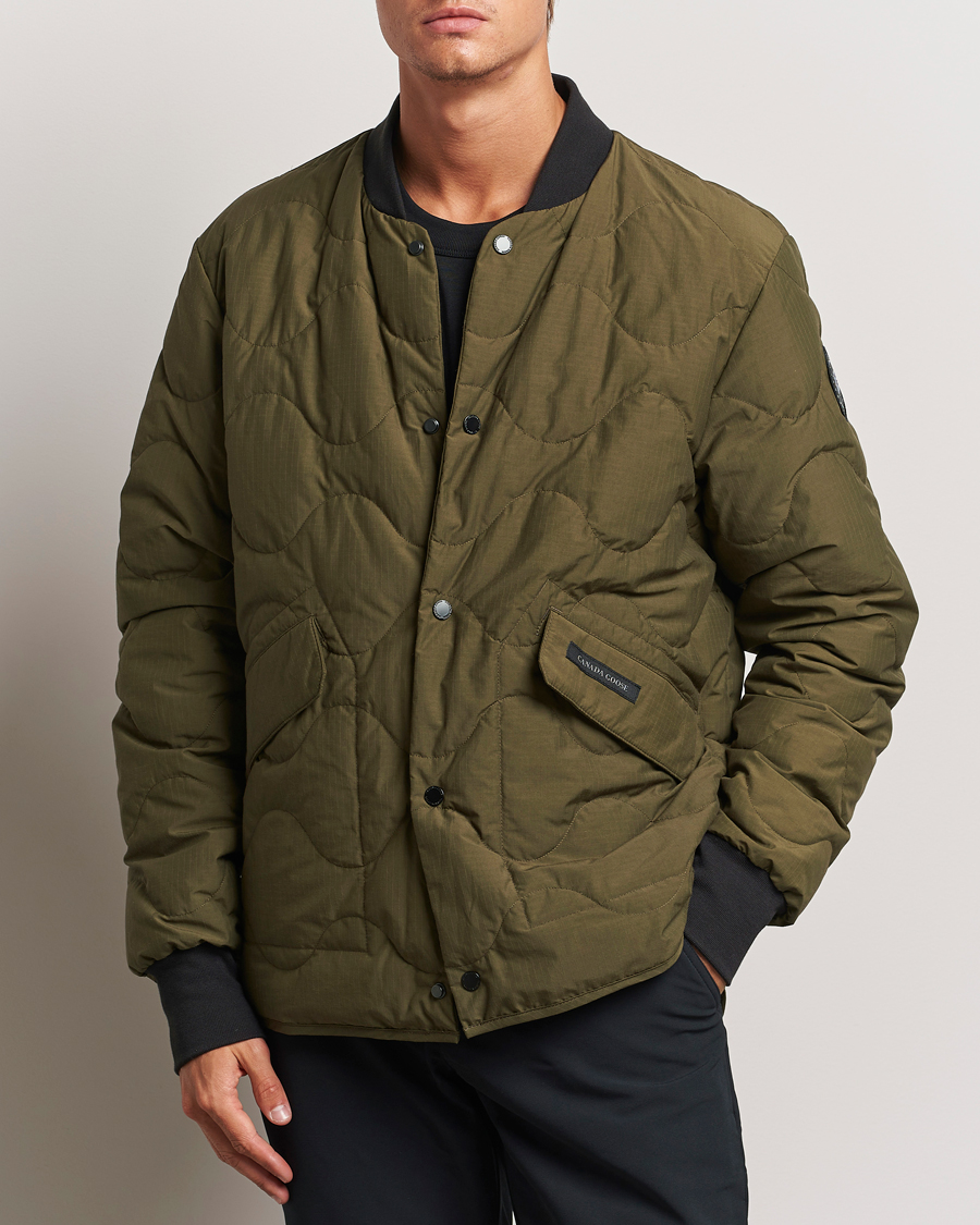 Homme | Manteaux Et Vestes | Canada Goose Black Label | Boswell Reversible Jacket Military Green