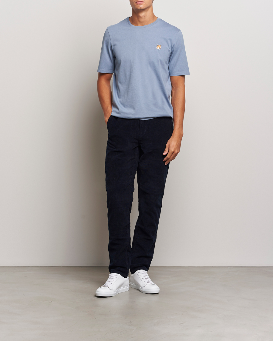 Homme | T-shirts | Maison Kitsuné | Fox Head T-Shirt Moonlight Blue