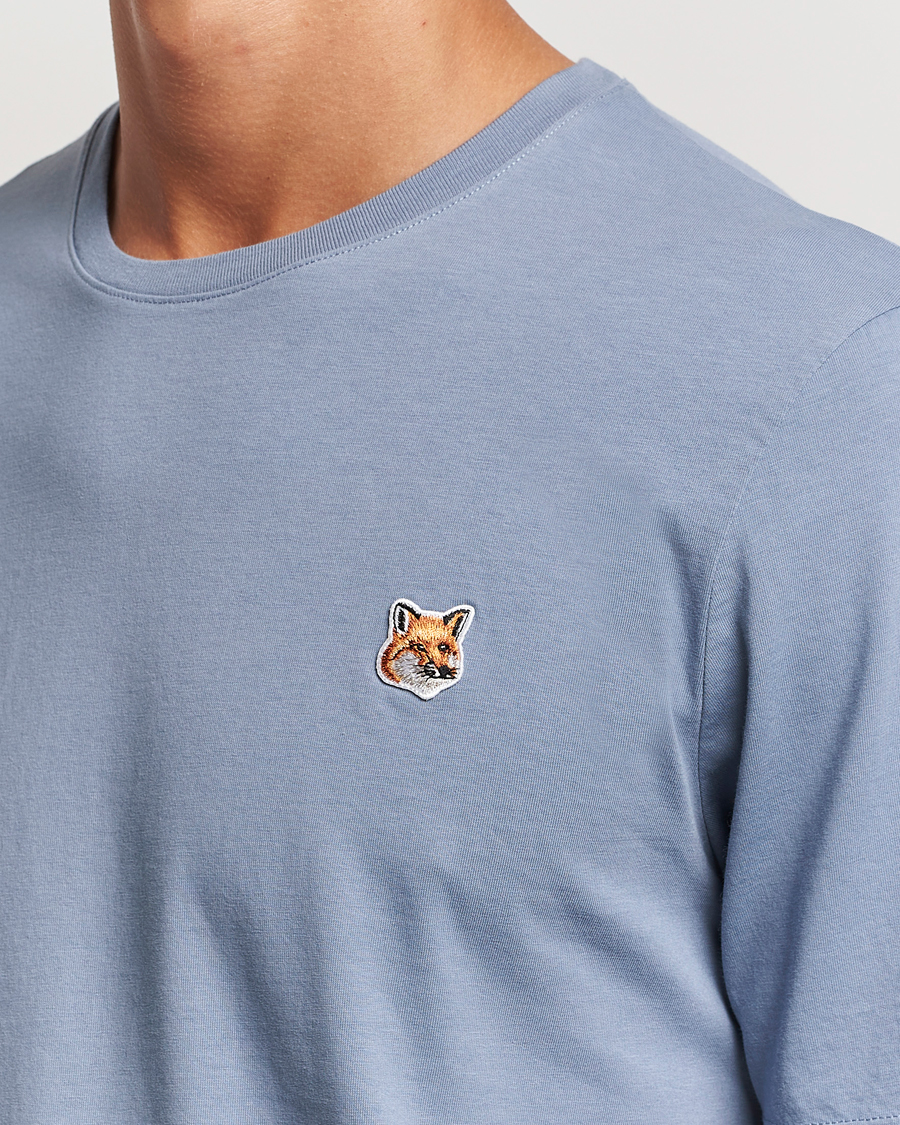 Homme | T-shirts | Maison Kitsuné | Fox Head T-Shirt Moonlight Blue