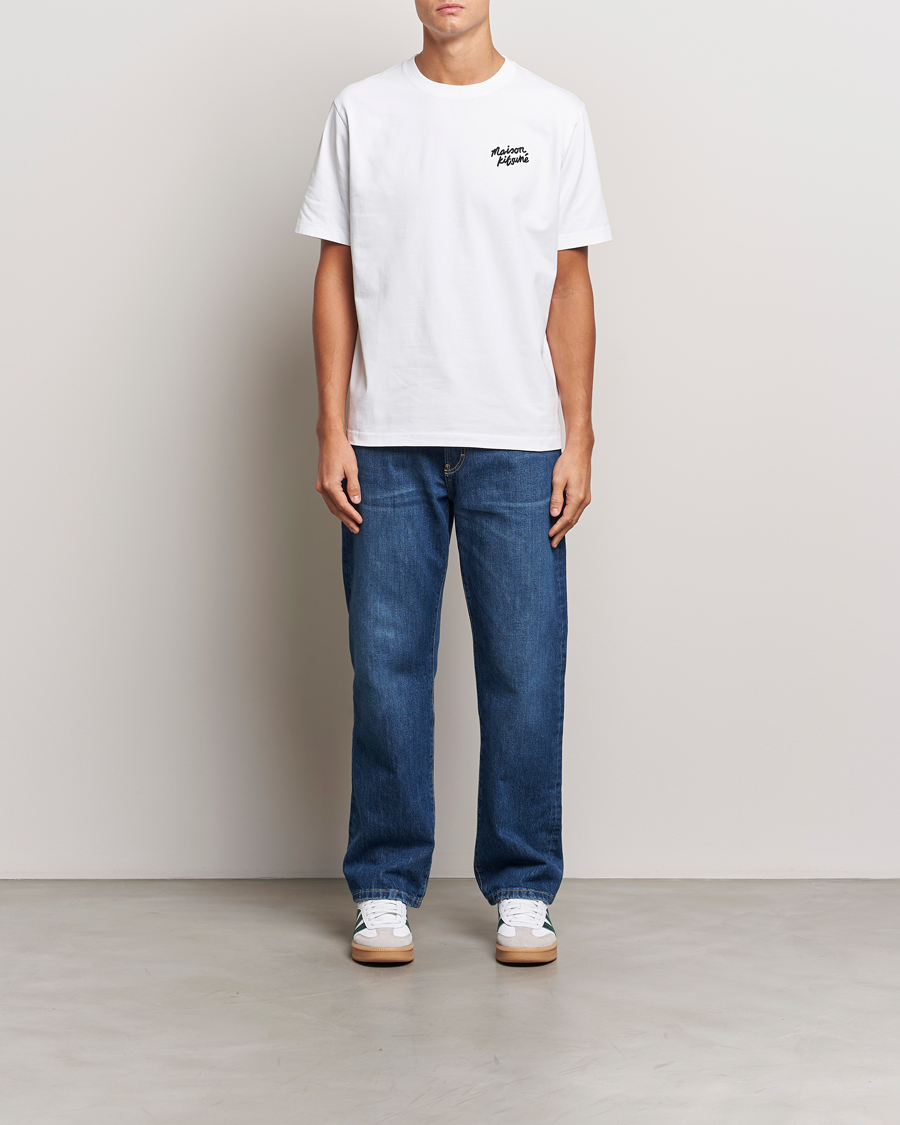 Homme | T-shirts | Maison Kitsuné | Mini Handwriting T-shirt White
