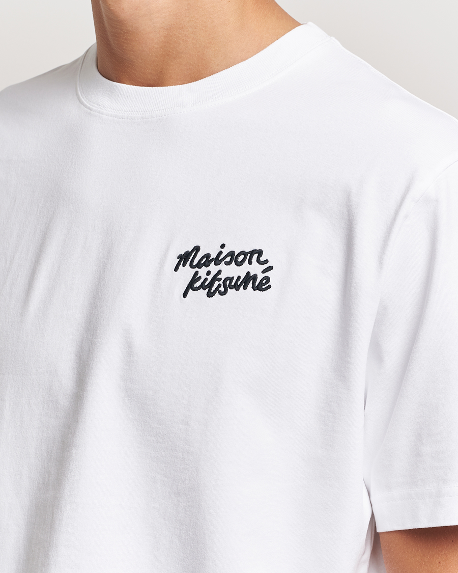 Homme | T-shirts | Maison Kitsuné | Mini Handwriting T-shirt White