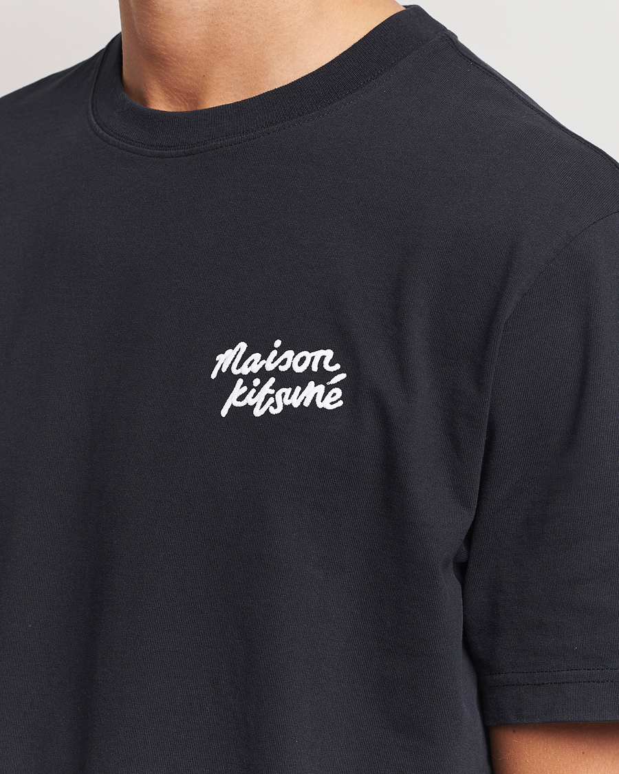 Homme | T-shirts | Maison Kitsuné | Mini Handwriting T-shirt Black
