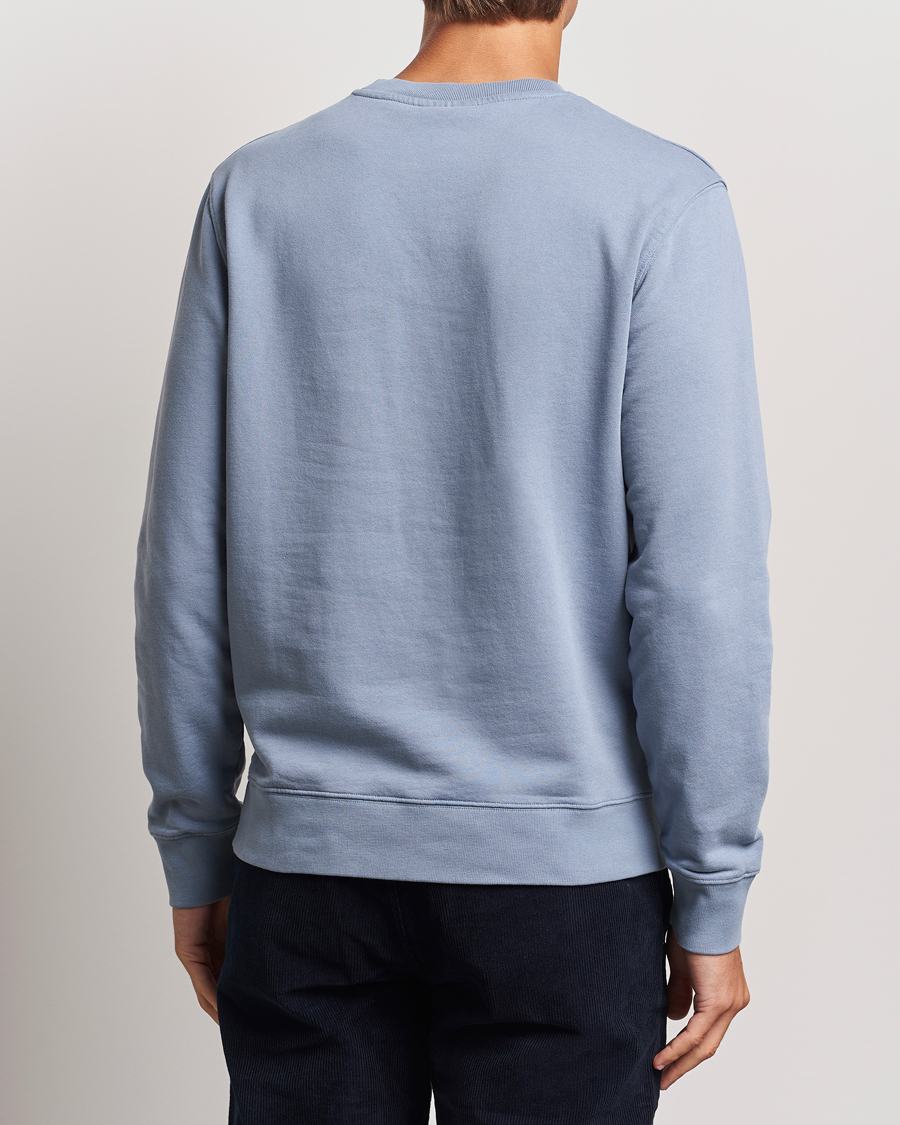 Homme | Pulls Et Tricots | Maison Kitsuné | Fox Head Sweatshirt Moonlight Blue