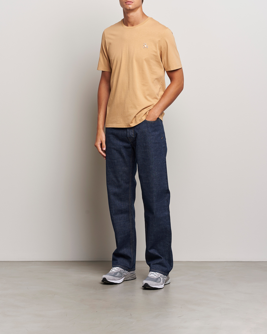 Homme | T-shirts | Maison Kitsuné | Chillax Fox T-Shirt Chamomile Beige