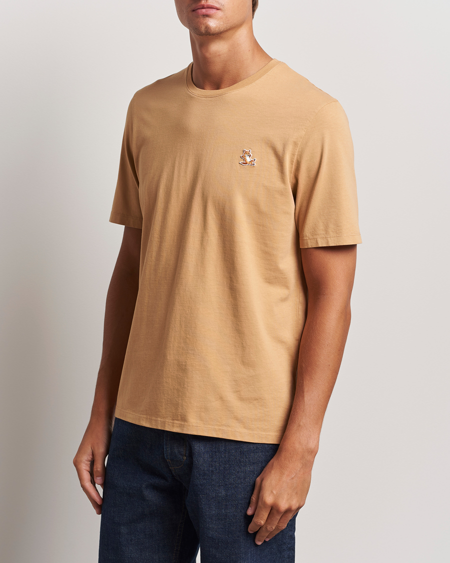 Homme | T-shirts | Maison Kitsuné | Chillax Fox T-Shirt Chamomile Beige