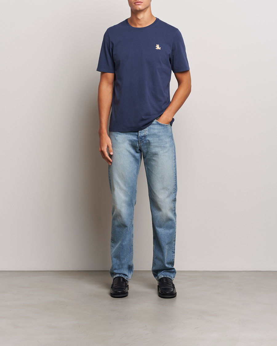 Homme | T-shirts | Maison Kitsuné | Chillax Fox T-Shirt Eclipse Blue