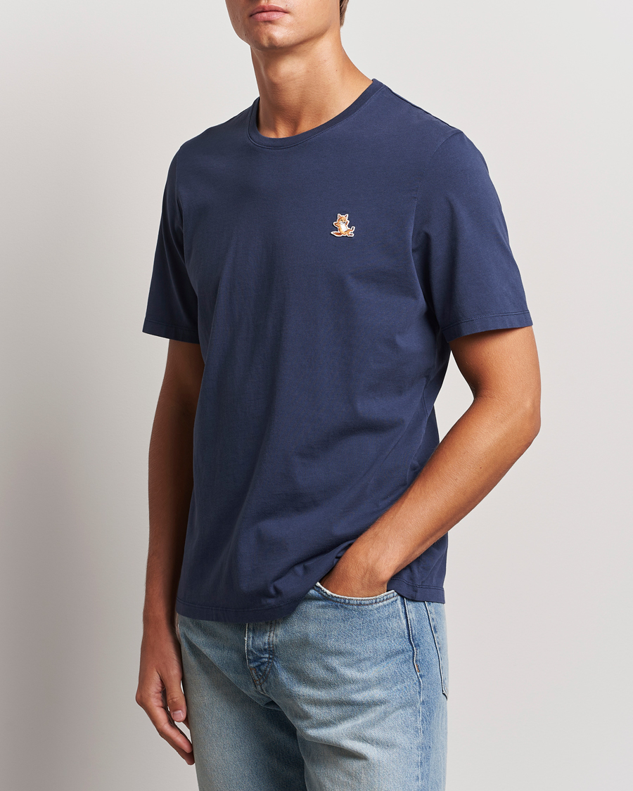 Homme | T-shirts | Maison Kitsuné | Chillax Fox T-Shirt Eclipse Blue