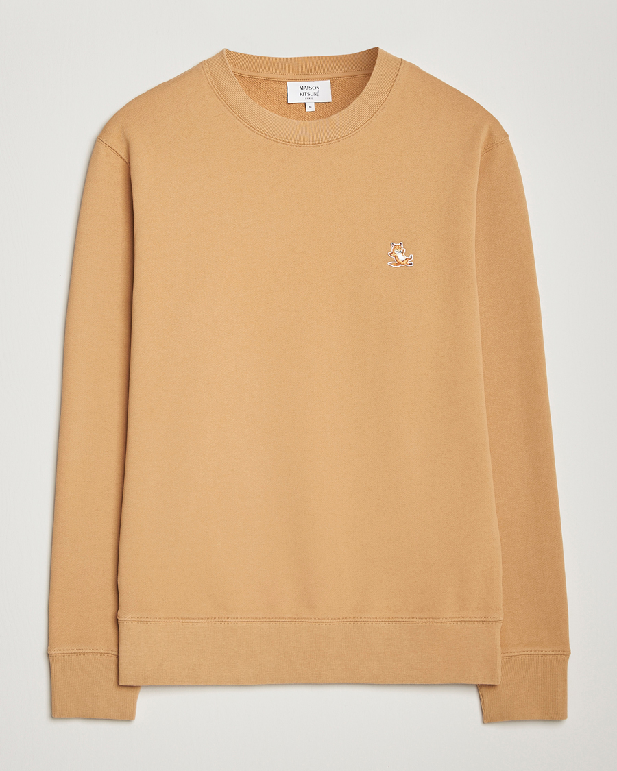 Homme | Pulls Et Tricots | Maison Kitsuné | Chillax Fox Sweatshirt Chamomile Beige