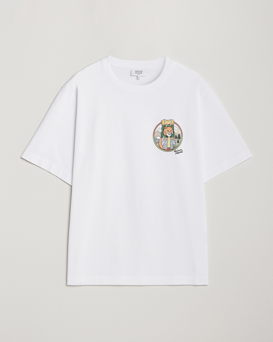 Homme | T-shirts | Maison Kitsuné | Rambling Fox T-Shirt White