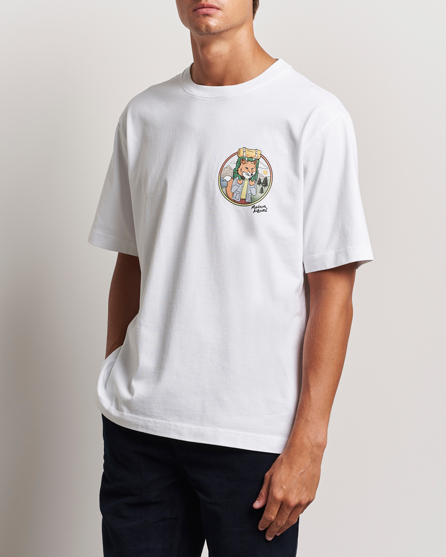 Homme | T-shirts | Maison Kitsuné | Rambling Fox T-Shirt White