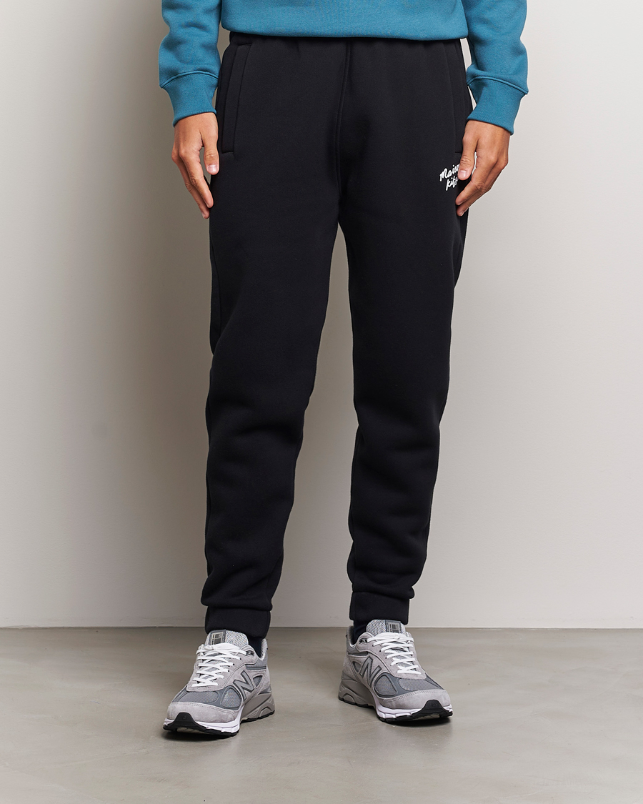 Homme | Pantalons | Maison Kitsuné | Mini Handwriting Sweatpants Black
