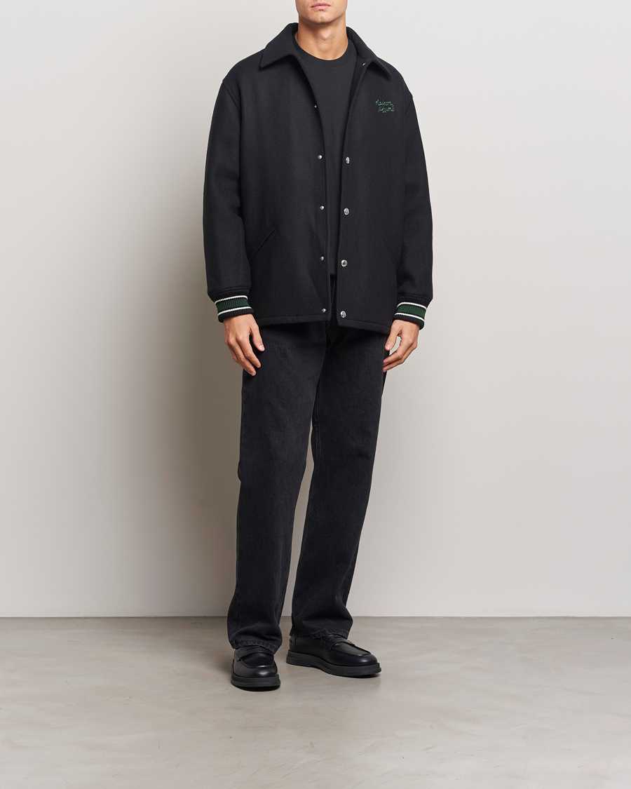 Homme | Manteaux Et Vestes | Maison Kitsuné | Varsity Jacket Black