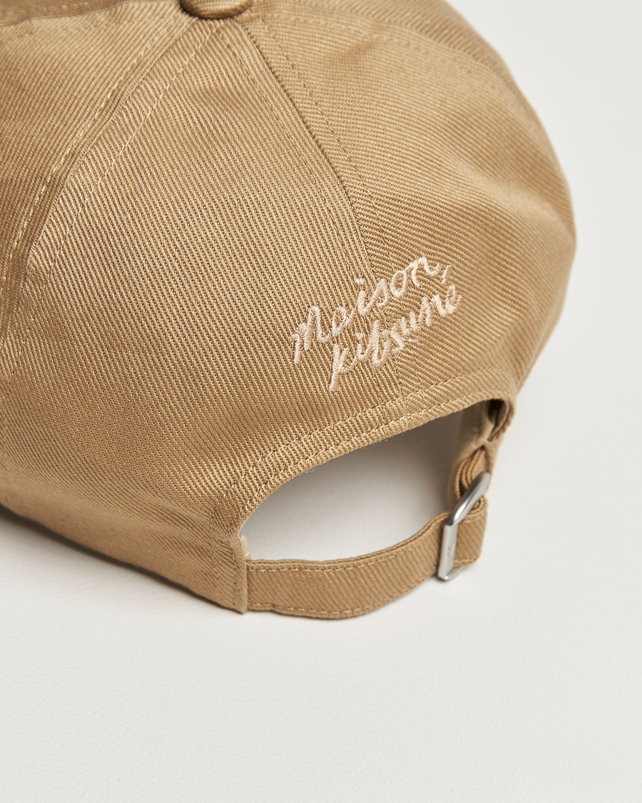 Homme | Maison Kitsuné Fox Head Cap Chino Beige | Maison Kitsuné | Fox Head Cap Chino Beige