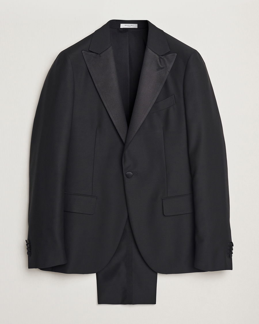 Homme | Costumes | Boglioli | Milano Single Breasted Tuxedo Black