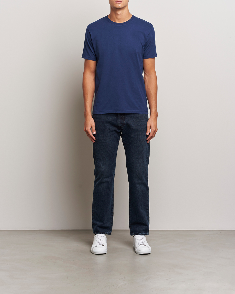Homme | T-shirts | Colorful Standard | Classic Organic T-Shirt Marine Blue