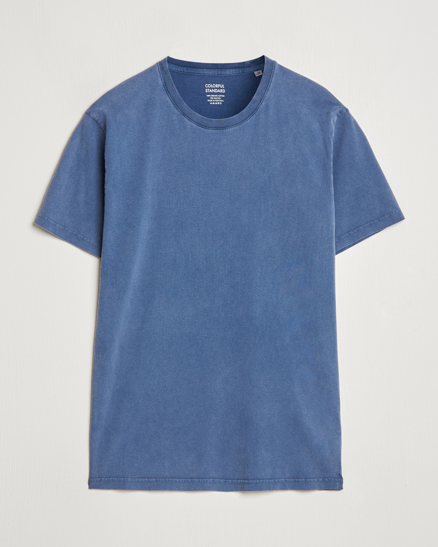 Homme | T-shirts | Colorful Standard | Classic Organic T-Shirt Neptune Blue