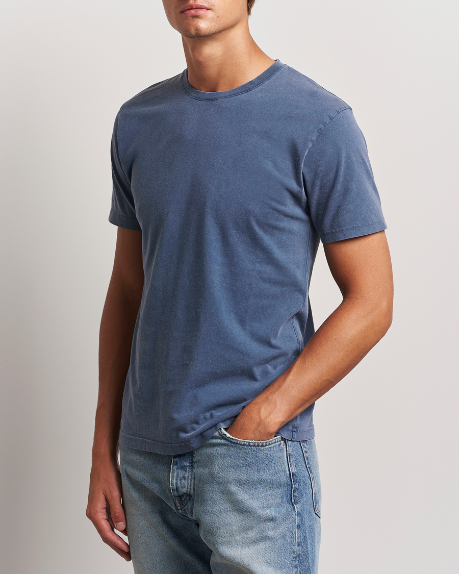 Homme | T-shirts | Colorful Standard | Classic Organic T-Shirt Neptune Blue