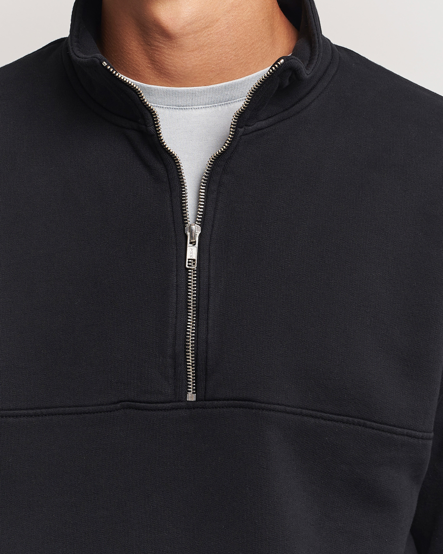 Homme | Pulls Et Tricots | Colorful Standard | Classic Organic Half-Zip Deep Black