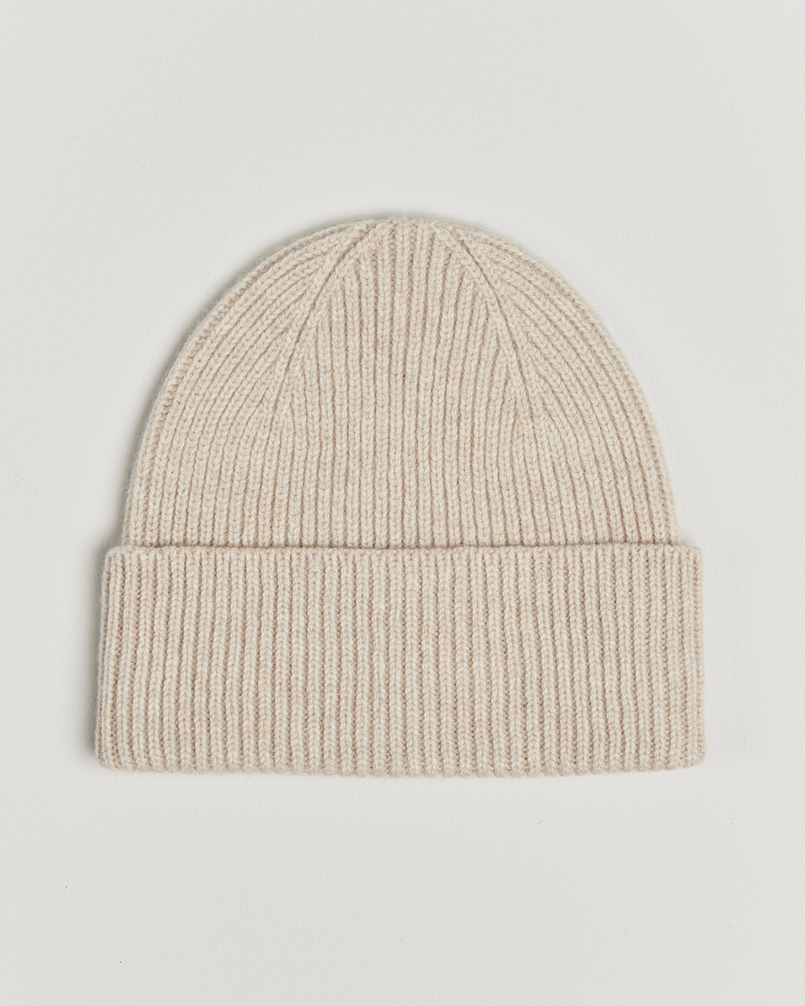 Homme | Colorful Standard Merino Wool Beanie Ivory White | Colorful Standard | Merino Wool Beanie Ivory White