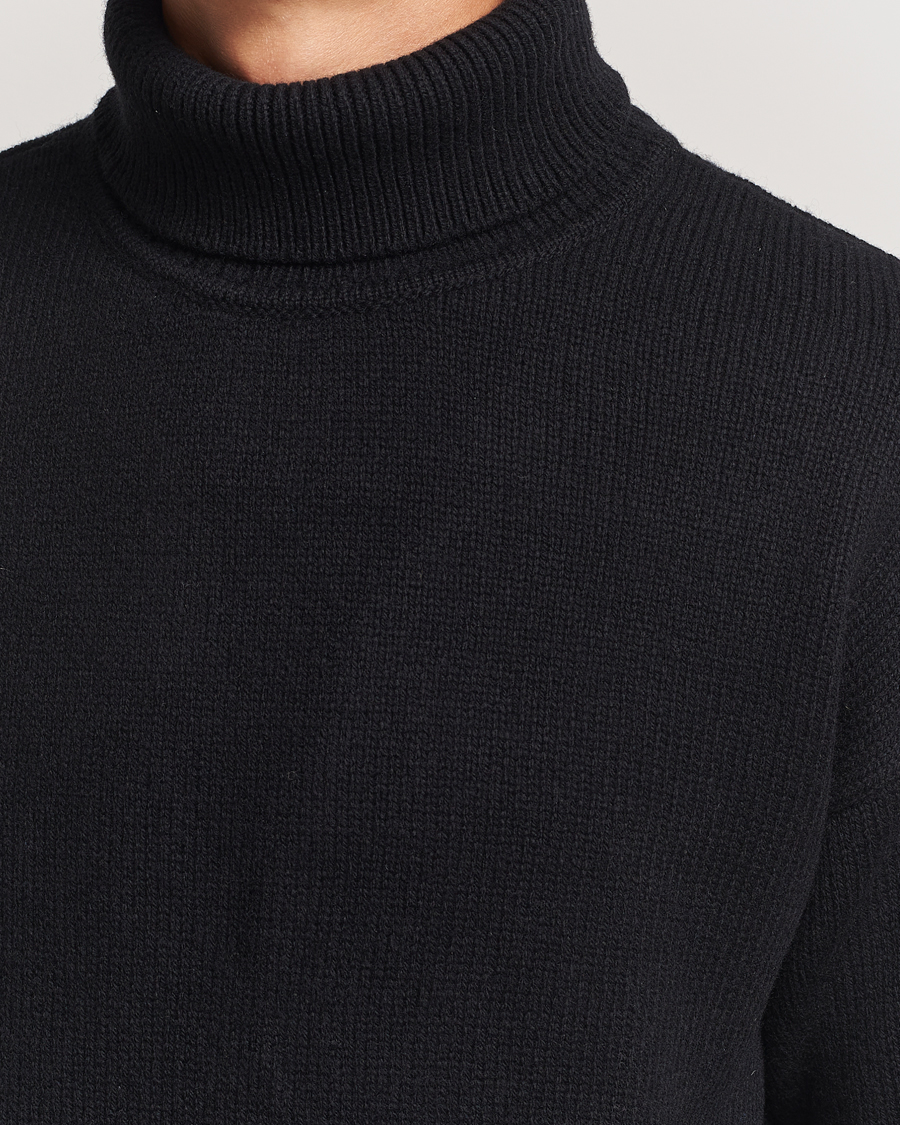 Homme | Pulls Et Tricots | Colorful Standard | Merino Wool Turtleneck Deep Black