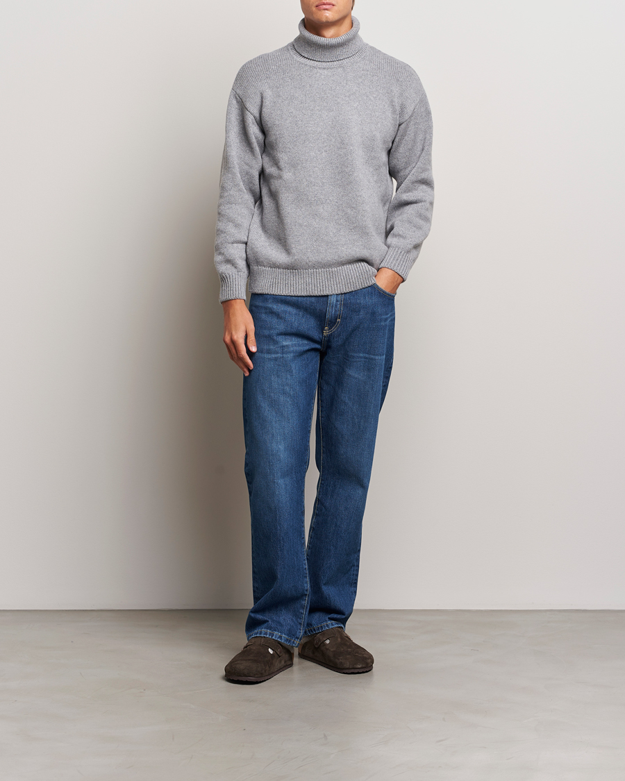 Homme | Pulls Et Tricots | Colorful Standard | Merino Wool Turtleneck Heather Grey