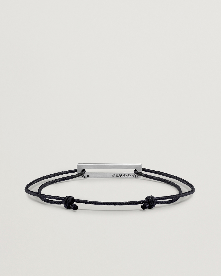 Homme | Bijoux | LE GRAMME | Lacquered Cord Bracelet Royal Blue