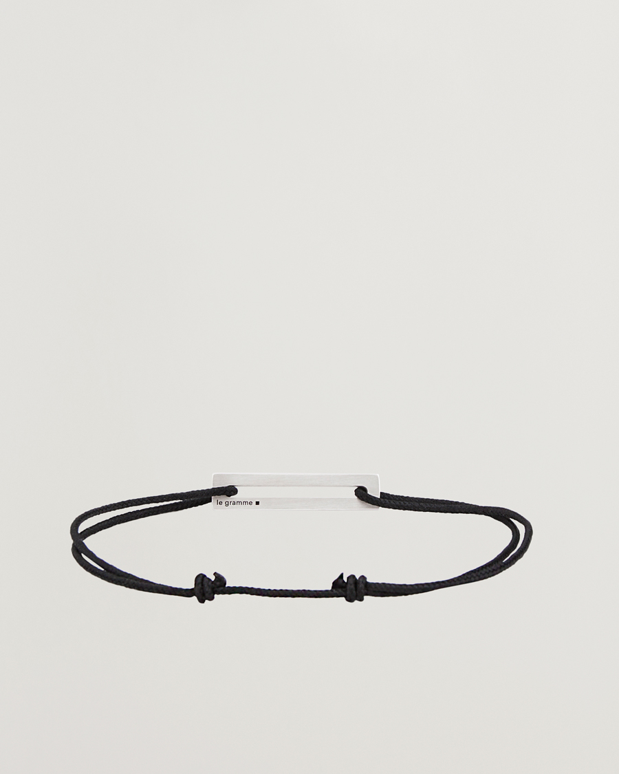 Homme | Bijoux | LE GRAMME | Lacquered Cord Bracelet Red