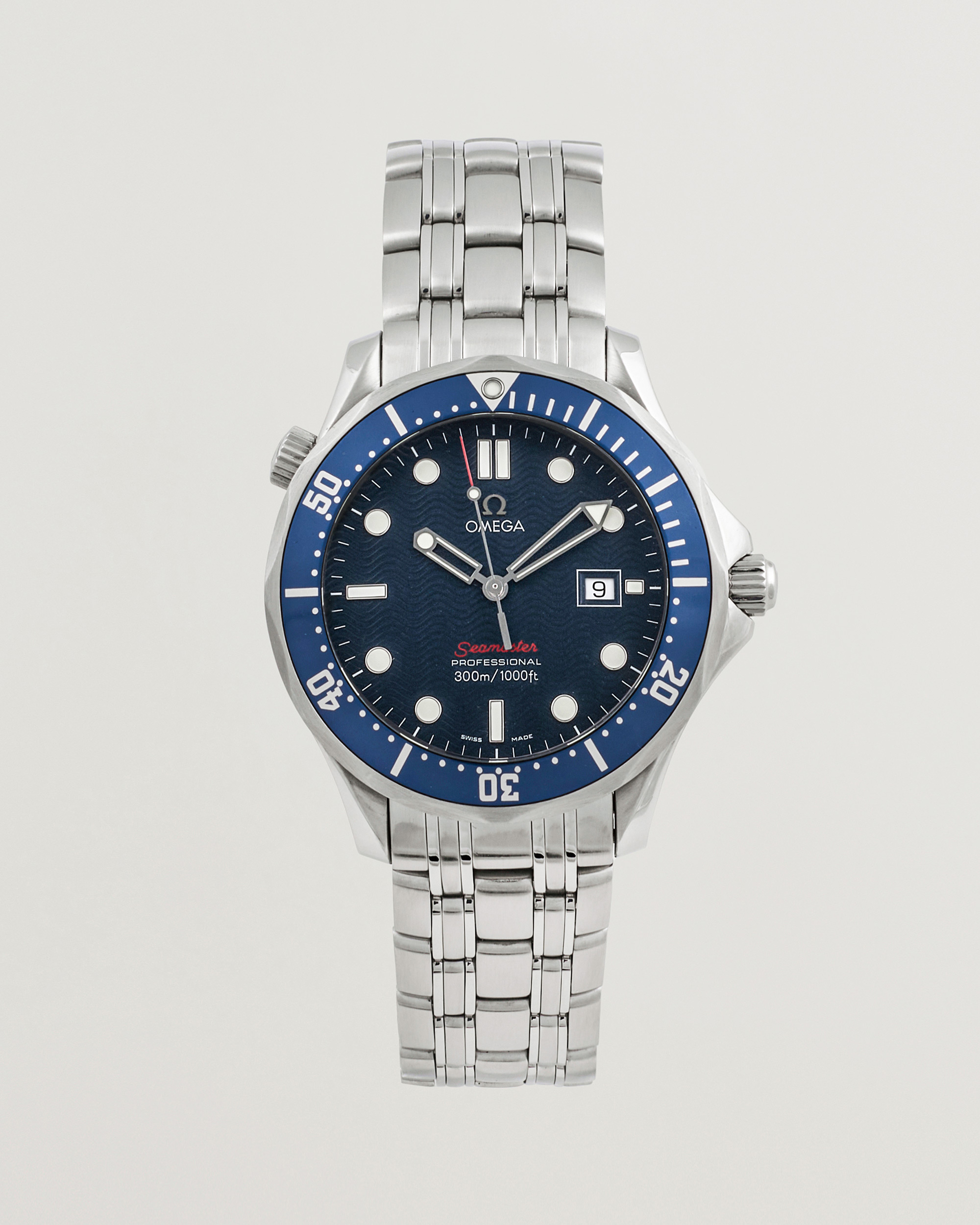 Homme | Omega Pre-Owned Seamaster 300M 2111.80 Silver | Omega Pre-Owned | Seamaster 300M 2111.80 Silver