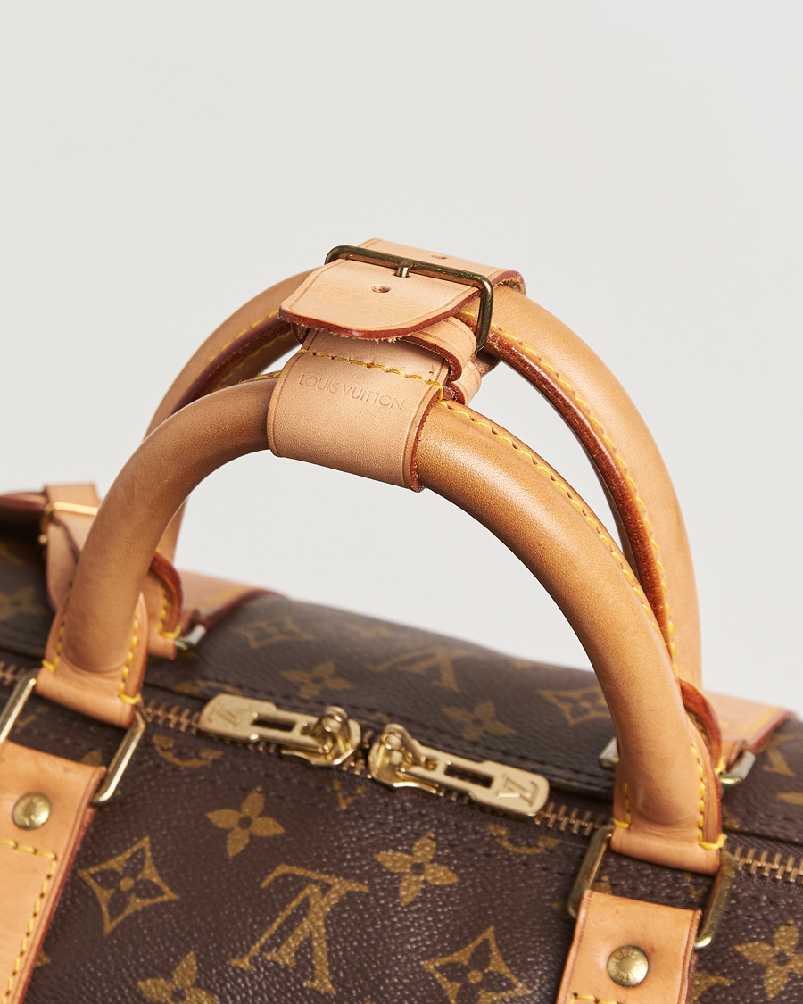 Homme | Louis Vuitton Pre-Owned Keepall 55 Bag Monogram | Louis Vuitton Pre-Owned | Keepall 55 Bag Monogram