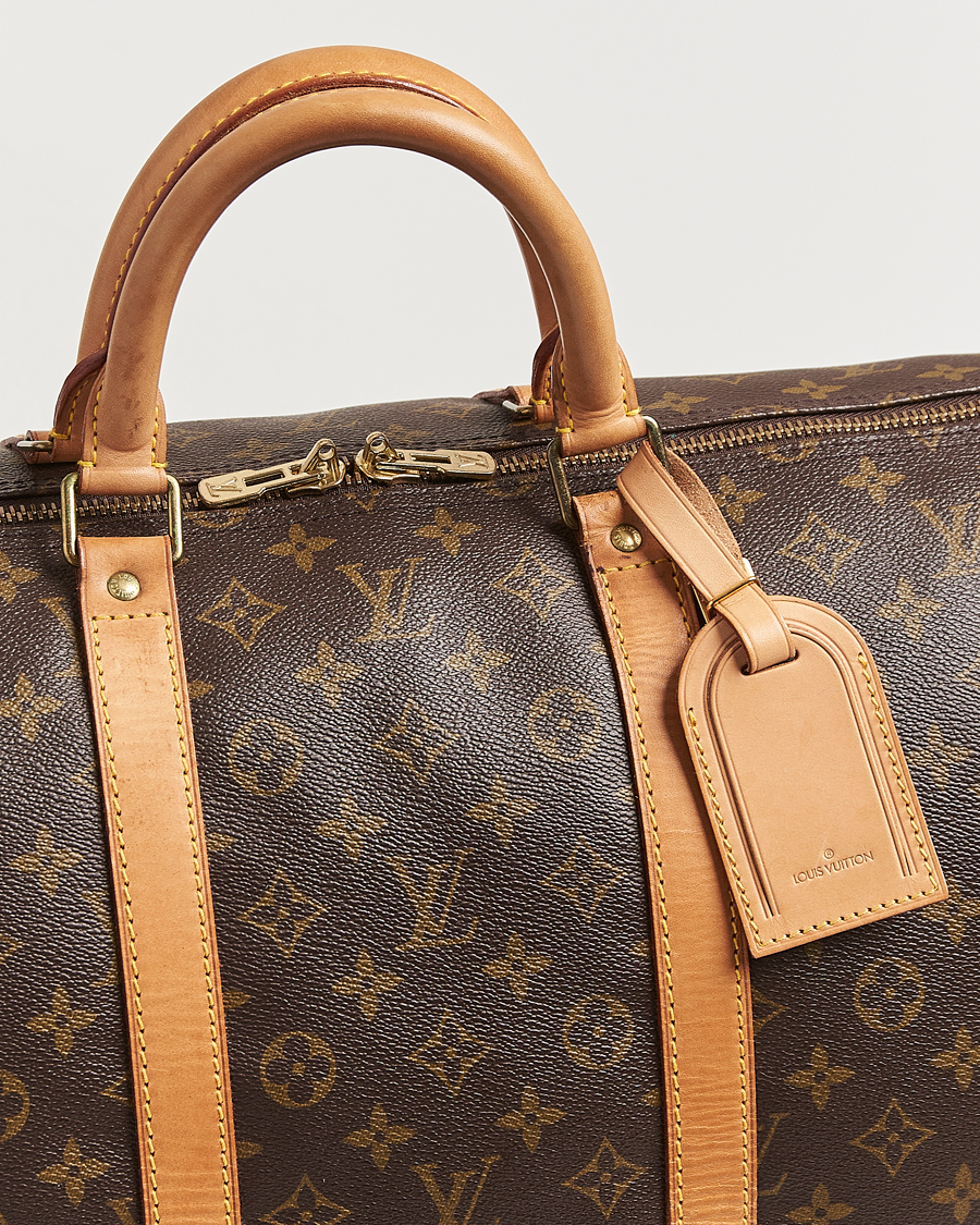 Homme | Louis Vuitton Pre-Owned Keepall 55 Bag Monogram | Louis Vuitton Pre-Owned | Keepall 55 Bag Monogram