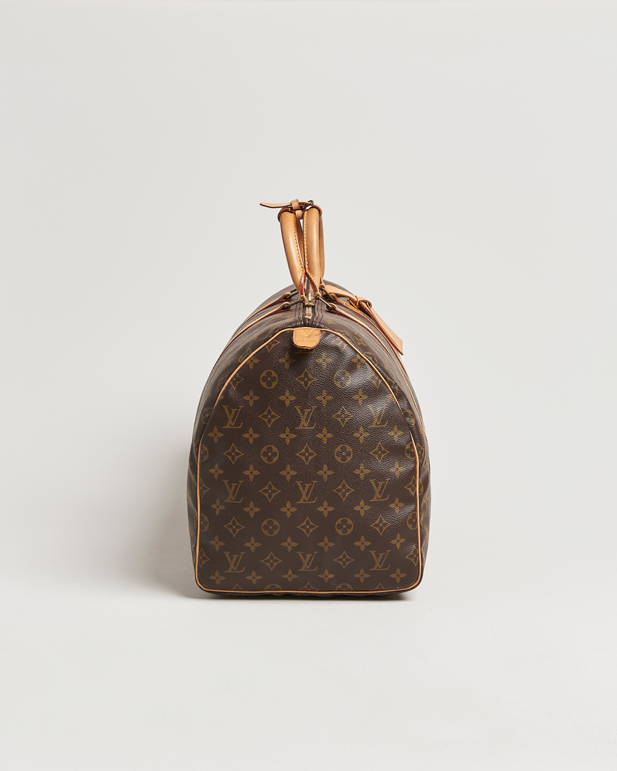 Homme | Louis Vuitton Pre-Owned Keepall 55 Bag Monogram | Louis Vuitton Pre-Owned | Keepall 55 Bag Monogram