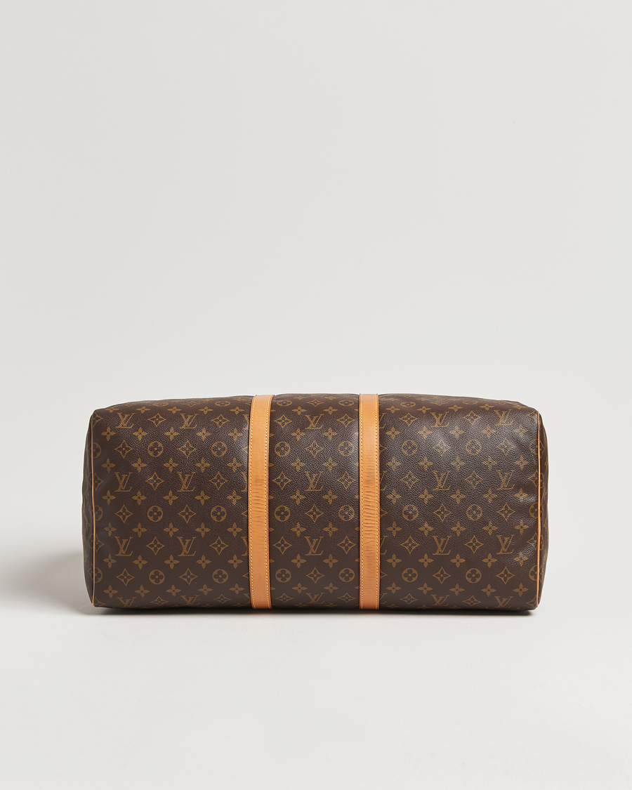 Homme | Louis Vuitton Pre-Owned Keepall 55 Bag Monogram | Louis Vuitton Pre-Owned | Keepall 55 Bag Monogram