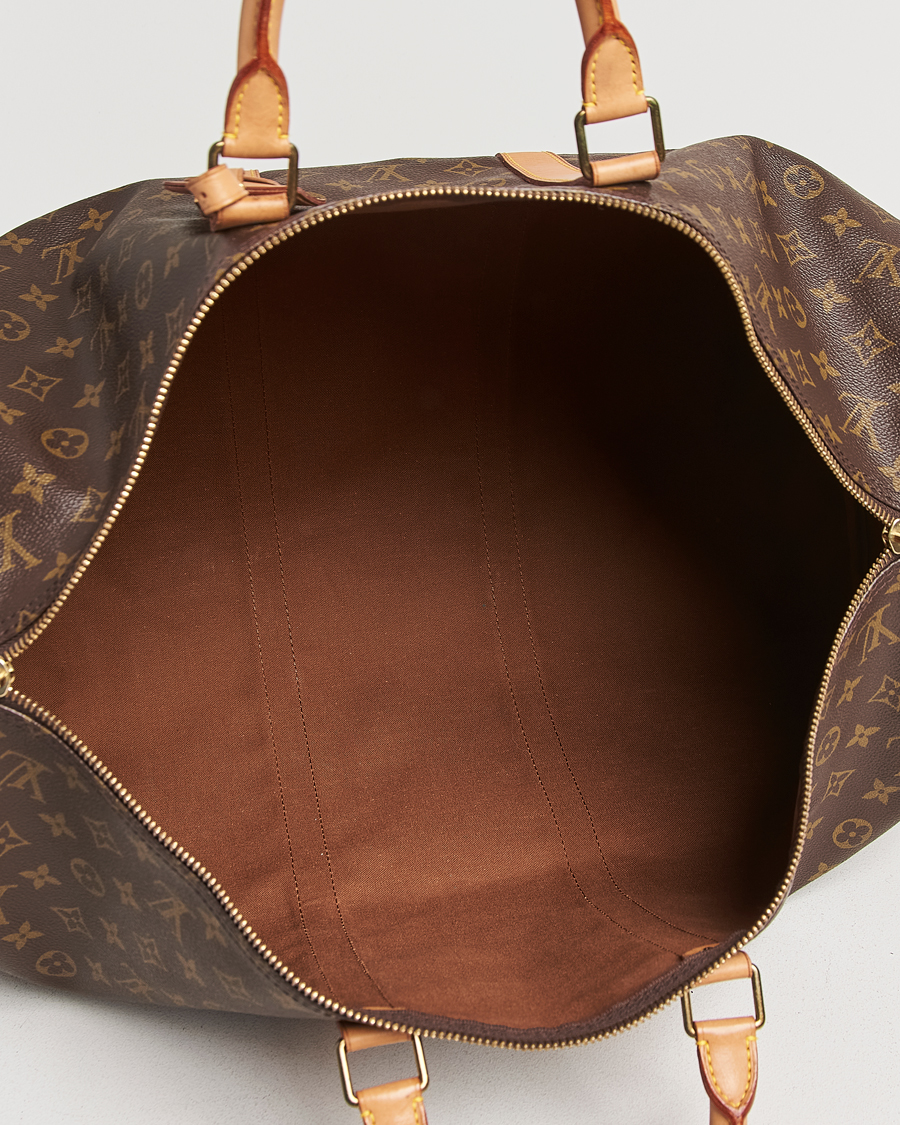 Homme | Louis Vuitton Pre-Owned Keepall 55 Bag Monogram | Louis Vuitton Pre-Owned | Keepall 55 Bag Monogram