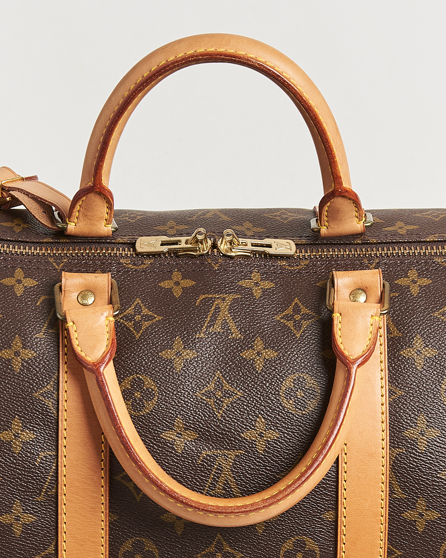 Homme | Louis Vuitton Pre-Owned Keepall 55 Bag Monogram | Louis Vuitton Pre-Owned | Keepall 55 Bag Monogram