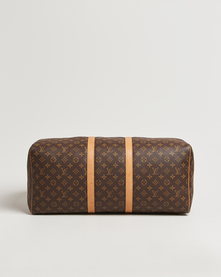 Homme | Louis Vuitton Pre-Owned Keepall 55 Bag Monogram | Louis Vuitton Pre-Owned | Keepall 55 Bag Monogram