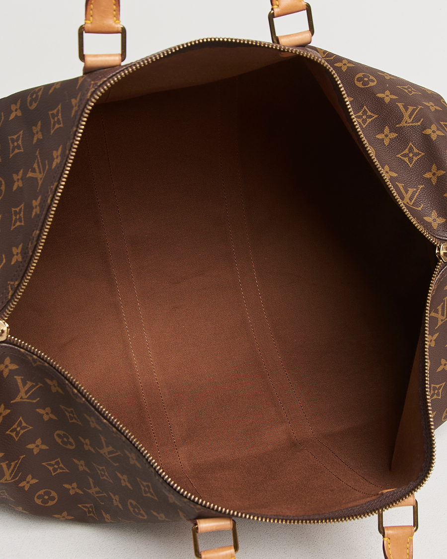 Homme | Louis Vuitton Pre-Owned Keepall 55 Bag Monogram | Louis Vuitton Pre-Owned | Keepall 55 Bag Monogram