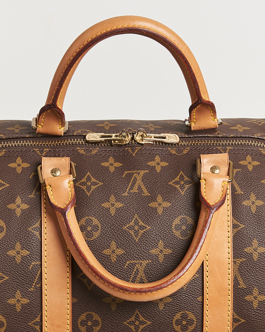 Homme | Louis Vuitton Pre-Owned Keepall 55 Bag Monogram | Louis Vuitton Pre-Owned | Keepall 55 Bag Monogram