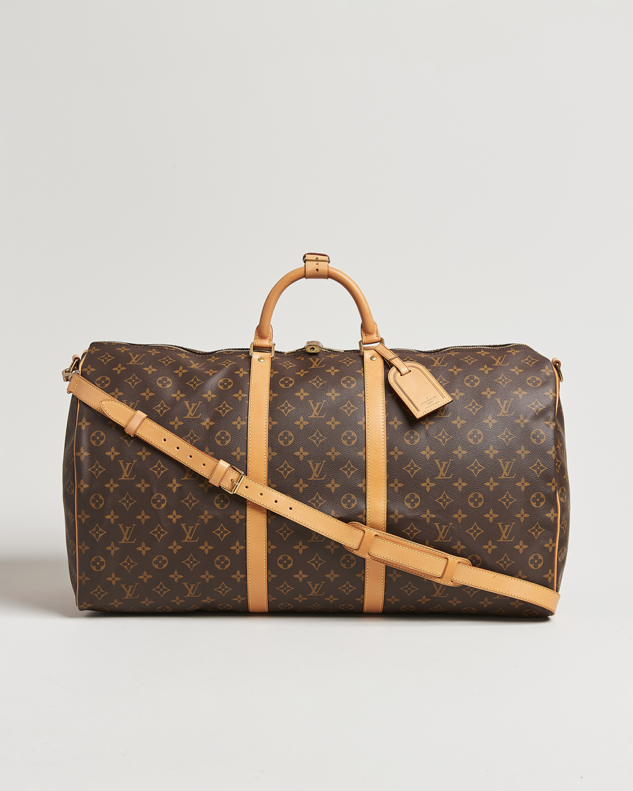Homme | Louis Vuitton Pre-Owned Keepall Bandoulière 60 Monogram | Louis Vuitton Pre-Owned | Keepall Bandoulière 60 Monogram