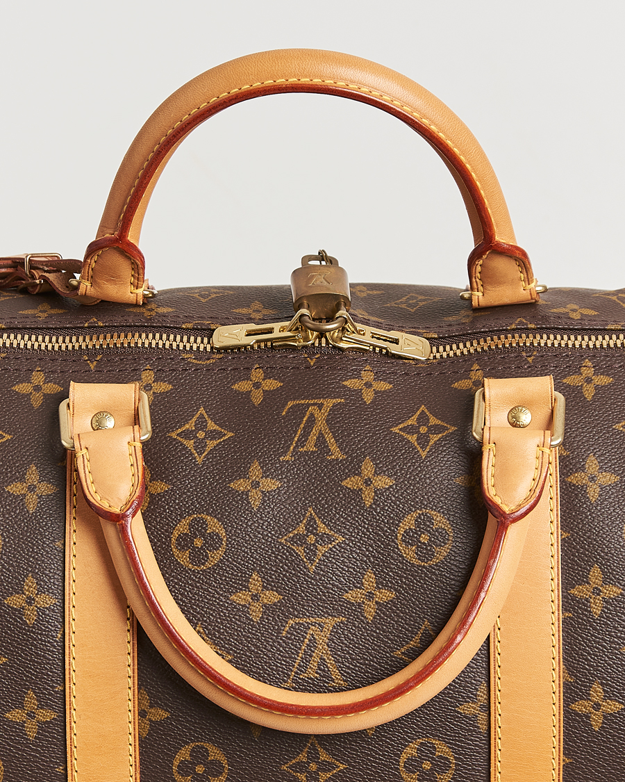Homme | Louis Vuitton Pre-Owned Keepall Bandoulière 60 Monogram | Louis Vuitton Pre-Owned | Keepall Bandoulière 60 Monogram