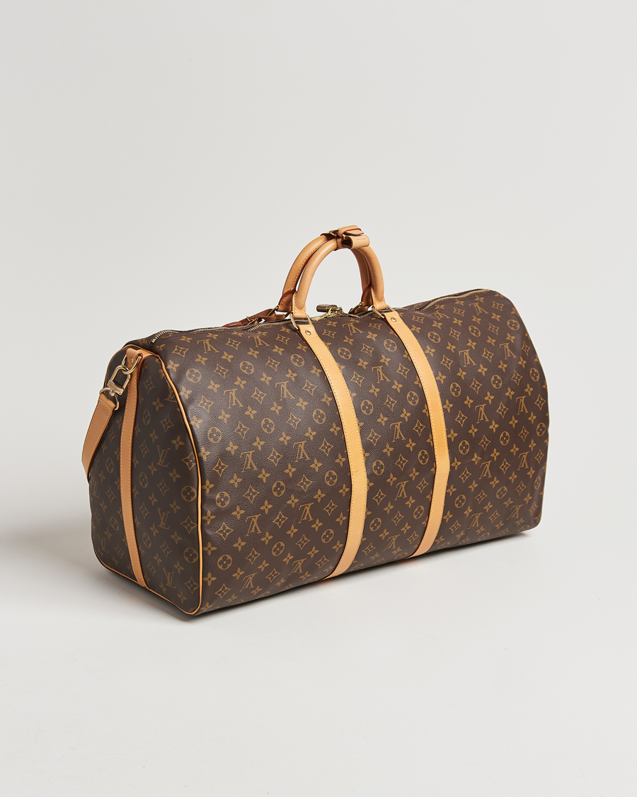 Homme | Louis Vuitton Pre-Owned Keepall Bandoulière 60 Monogram | Louis Vuitton Pre-Owned | Keepall Bandoulière 60 Monogram